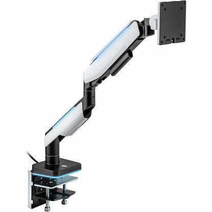 Mount-It! Heavy-Duty Ultrawide Monitor Arm up to 49”, 44 lb Capacity, Desk Mount for Curved & Widescreen Monitors, Compatible with Samsung Odyssey G9, Gas Spring, RGB Lighting, VESA 75x75 & 100x100