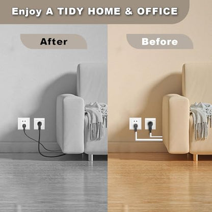 39" Silicone Cord Hider Wall Wall Cord Hider(1/4" Diameter) Cord Organizer Cord Covers Raceway Kit for Wires Hider Cable Management Under Desk W 0.54”× H 0.39”White