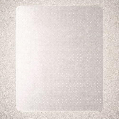 Marvelux Office Chair Mat for Low Pile Carpets 36" x 48” Clear Vinyl Protector Mat for Under Desks, Rectangular PVC Carpeted Floor Mat for Gaming Chairs and Computer Desks, Shipped Flat - size: 36" x 48" Flat