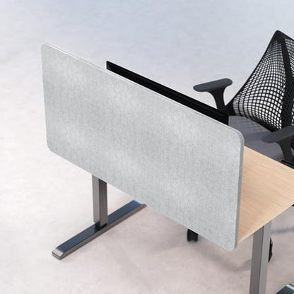 Universal Desk Privacy Panel – Heavy-Duty Desk Divider & Office Partition - Privacy Screen for Workspaces & Cubicles (1-Pack, 48" x 24") - size: 48" x 24"