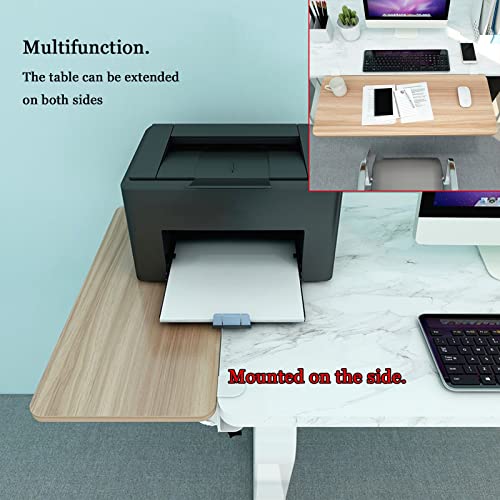 V3VOGUE 90° Foldable Desk Extender Armrest Shelf, Extended Desktop and Space Saver, Clamp-On Keyboard Drawer Tray, with K-Bracket, Ergonomic Computer Elbow Arm Support Relieve Fatigue - color: Pink, size: 65x25cm(26x10Inch)