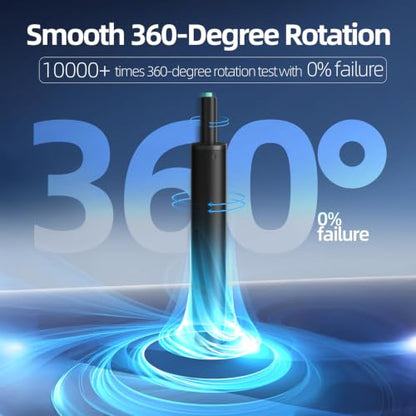 9 Inches to 13 Inches Office Chair Cylinder Replacement, 4'' Stroke, Heavy Duty 1000 lbs, Hydraulic Pneumatic Shock Piston, Universal Gas Cylinder Fit for Most Office Chairs, Class 4 (Black) - color: Matte Black, size: 4'' Travel Length
