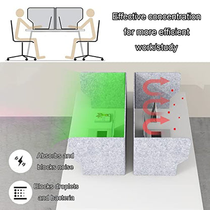 Freestanding Office Divider Partition, Acoustic Partition Desktop Privacy Panel, Polyester Fiber Tabletop Divider, For Home Office/remote Learning, Foldable Easy To Carry ( Size : 50cmx50cmx100cm ) - size: 50cmx50cmx100cm