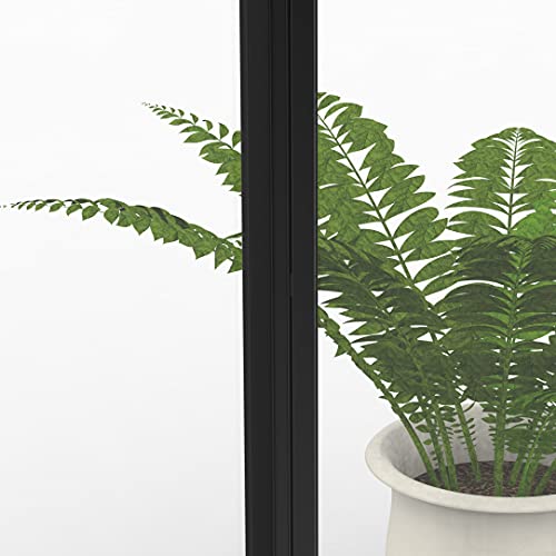 Stand Up Desk Store ReFocus Three-Panel Trifold Acrylic Room Divider Partition Privacy Screen (Clear Acrylic, 71" x 65") - color: Clear Acrylic