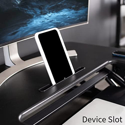 VIVO Black 42 in Standing Desk Converter, DESK-V000VL - color: Black, size: 42"