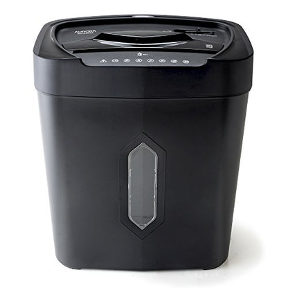 Aurora AU1220XA 12 Sheet Crosscut Paper and Credit Card Shredder with 5.2 gal Wastebasket and Aurora SL16 Professional Grade Synthetic Shredder Oil, 16 Oz Flip-Top Leak Proof Bottle