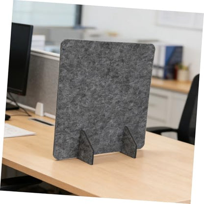 2pcs Freestanding Felt Desk Divider Privacy Panels for Office and Schools, 15.75x6 Inch Tabletop Partition Boards with Crack-Resistant Material and Modern Simple Aesthetic Design