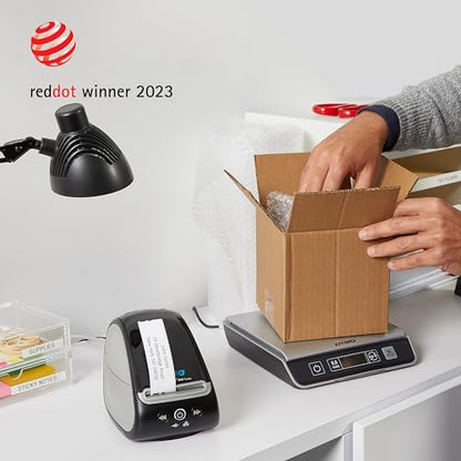 DYMO LabelWriter 550 Turbo Label Printer Bundle Label Maker with Direct Thermal Printing Automatic Includes Address Labels Multipurpose Labels Durable Multipurpose - style: 550 Turbo Bundle