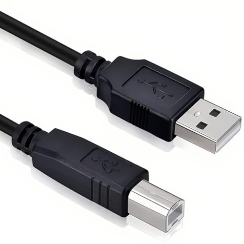 USB 2.0 PC Data Cable Cord for Avision AV50F FF-0803S, Avision AV100 Series AV121 AV122 AV122C2 AV176+ FL-1006S AV185+ FL-1010S AV186+ Desktop Document Receipt Sheetfed Scanner