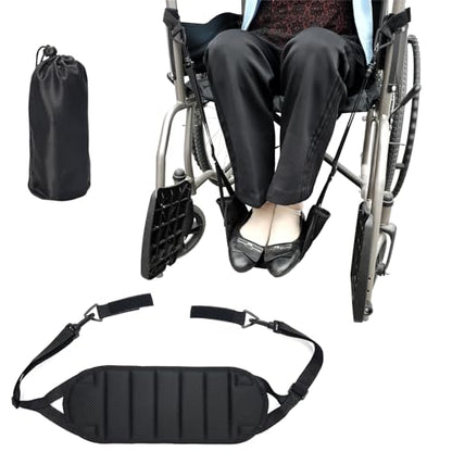 Wheelchair Footrest Hammock, Adjustable Hanging Foot Sling for Foot Rest Replacement, Wheelchair Accessories Leg Rest Support Strap - style: Wheel Chair Foot Hammock