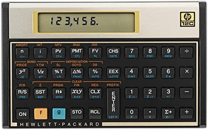HP 12C Financial Calculator + WYNGS Protective Case Black