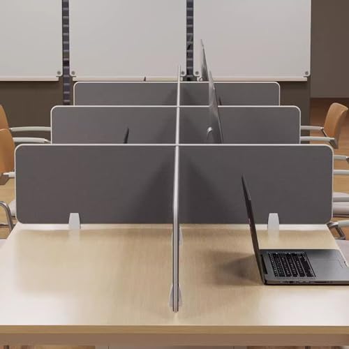 Desk Privacy Divider, 4 Pack Desk Divider, Noise Reducing Desk Privacy Panel Acoustic Freestanding for Table Standing Sound Proof Dividers Desktop Office(30X120CM) - size: 30X120CM