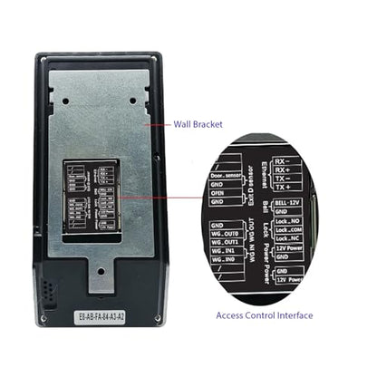 WiFi Biometric Fingerprint Time Clock For Small Businesses Door Lock Access Control System Finger And Card Time And Attendance For Offices, Factories, Hotels, Schools and More(IC with Adapter) - size: IC with Adapter