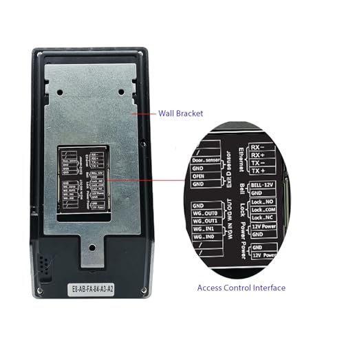 WiFi Biometric Fingerprint Time Clock For Small Businesses Door Lock Access Control System Finger And Card Time And Attendance For Offices, Factories, Hotels, Schools and More(ID without Adapter) - size: ID without Adapter