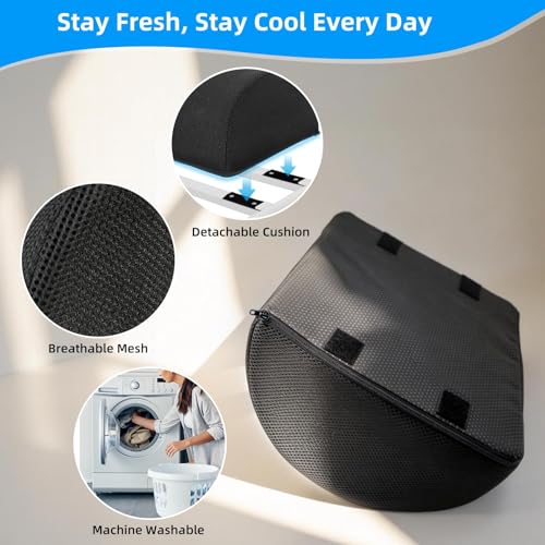Adjustable Foot Rest Under Desk Footrest Wide Leg Rest 3 Height Positions with Detachable Foam Cushion for Desk Office Gaming Chairs - size: Hemi-cylinder