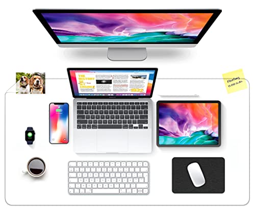 JanJunDec 12×28 Inch Clear Table Cover Protector, Vinyl Desk Cover Protector Pad Mat, Transparent Plastic Table Pads, Rectangular PVC Table Top Protector for Dining Room Coffee Table Writing Desktop - size: 12x28 Inch