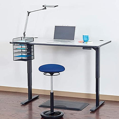 Safco Twixt Active Movement Seating Chair, Ergonomic Support, Extended Height, Blue Mesh - color: Blue, style: Extended-Height