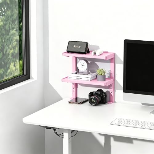 2-Tier Desk Shelf - color: Pink