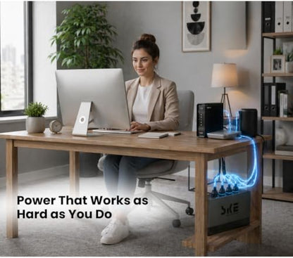 SKE SMART KEY ENERGY SKE 425VA/240W UPS Battery Backu Surge Protector for Computer UPS Battery Backup Uninterruptible Power Supply…, VL425 - size: 425VA/240W