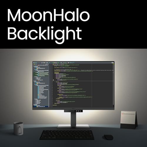 BenQ RD320U 32” 4K 3840x2160 Programming Monitor with 2000:1 Contrast Ratio, Nano Matte Panel, Backlight, 90W USB-C, Coding Modes, Night Hours Protection, Ergonomic Design, and Eye-Care Technology | Nano Matte Panel, Eye-Care, Coding Modes, MoonHalo Backl