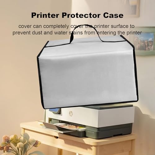 Printer Dust Cover for HP OfficeJet Pro 8125e/ OfficeJet Pro 9125e Printers - color: Silver