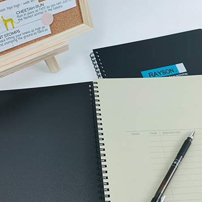 Rayson Wire Binding Spines, 5/8" 3:1 Pitch, 32-Loop Black, 50 Pack | Binds up to 140 sheets; choose 5/8" size for thick reports, manuals and project documents. - size: 5/8" (140 Sheets Capacity)