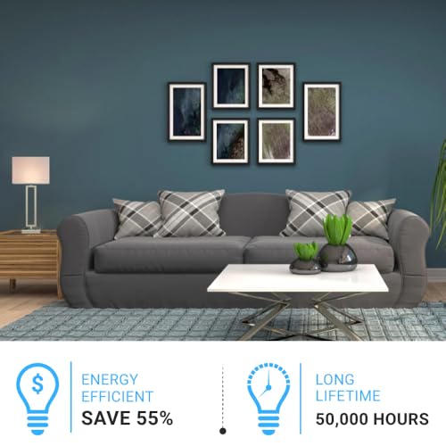 LEDMplace 28 Inch Bedside Table Lamp for Bedroom (USB Port, E26 Bulb Holder, Fabric Linen Shade, Bulb Not Included) | Bedside Table Lamp for Living Room Night Stand Desk Lamp Brushed Nickel Finish - size: 28 Inch (Rectangle Fabric Lamp)