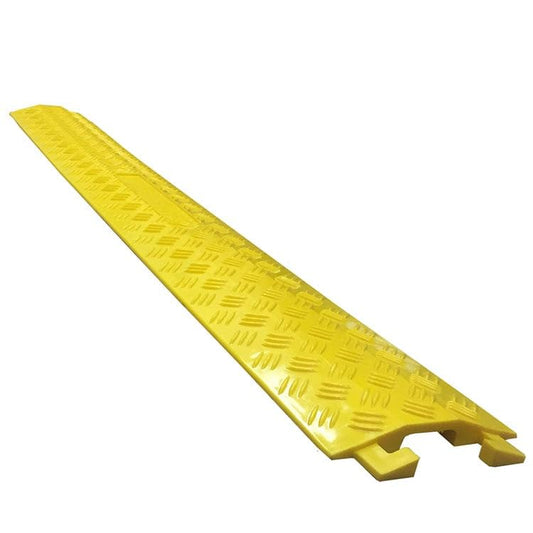 Electriduct Drop Trak Cable & Hose Protector Cord Cover - Small - Yellow - 2 Pack - color: Yellow, size: S (Small) - 2 Pack