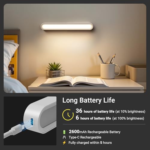 AKSDA Rechargeable Magnetic Under Cabinet Lighting
