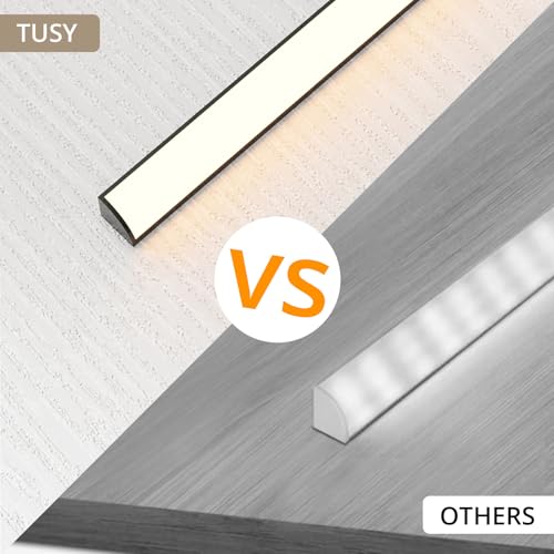 TUSY Reversible L Shaped Desk with Hutch & Storage Cabinet, 71“ Corner Desk with LED, White Computer Desk with Drawers, DIY Home Office Desk for Small Space, Craft Desk with Storage