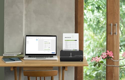 Epson Workforce ES-C220 Compact Document Scanner Duplex 20-pg ADF | 20-Page Auto Document Feeder 30 ppm/60 ipm Speed Portable Scanner for PC and Mac - style: ES-C220