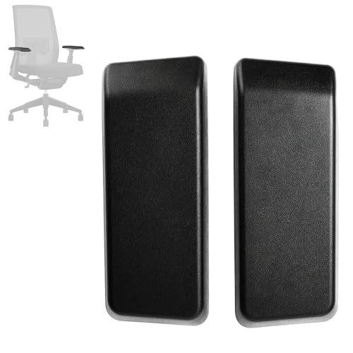 MingYi.office Arm Pads Caps Replacement for Haworth Very Office Chair. Used on Both Height Adjustable and 4D Arms. Sell as Sets with Left and Right Armrest lids. (Black) - color: Black