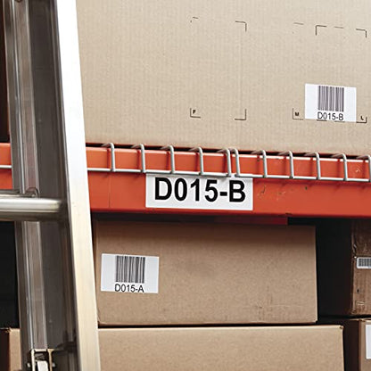 DYMO LW Durable Industrial Labels for LabelWriter Label Printers, White Poly, 2-5/16” x 4”, 1 Roll of 300 - size: 2-5/16” x 4”