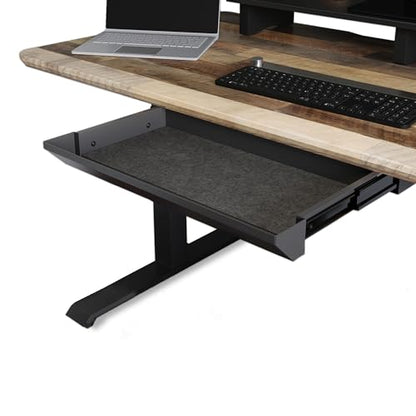 Vari Steel Under Desk Drawer - Slim Undermount Storage Organizer- Standing Desks Attachment- Versatile Placement Options, Efficient Workspace- Office Desk Accessory- (20.25" x 9.5" x 1.75") - style: Undermount Drawer