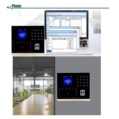Biometric Face RecognitionTime Attendance System Fingerprint Door Access Control Time Clock for Small Businesses for Offices, Factories, Hotels, Schools and More(Id WiFi adms) - size: Id wifi adms