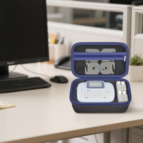 GWCASE Hard Case for Brother P-Touch PTM95 PT90 Handy Label Maker, Black - color: Black