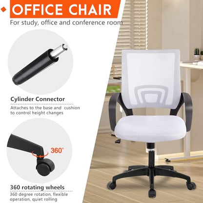PayLessHere | Office Chair | Beige | Pack of 1 | with Lumbar Support - color: Beige, style: pack of 1