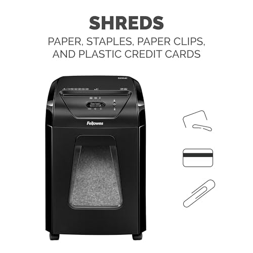 Fellowes Powershred 60MC Micro-Cut 10 Sheet Home Office Paper Shredder