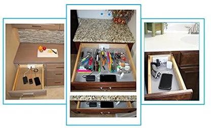Low Profile Combo (1) USB-A (1) USB-C (2) 15 Amp in Drawer Docking Station Outlet Plugs with Retractable arm - size: (1) USB-A (1) USB-C, style: Low Profile