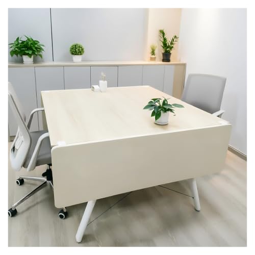 JYHHCYS Felt Board Modesty Panel for Desk, 20 30 40 50 60 Inch Customizable Clamp On Desk Privacy, Sound Absorbing Cubicle Desk Divider for Above Or Below Desktop