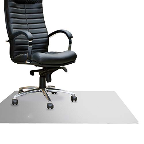 Cleartex Floortex Megamat Extra Thick 46-inch x 60-inch Rectangular Chair Mat for Hard Floors & Carpets, Polycarbonate (FCM121525ER) - size: 46" x 60"