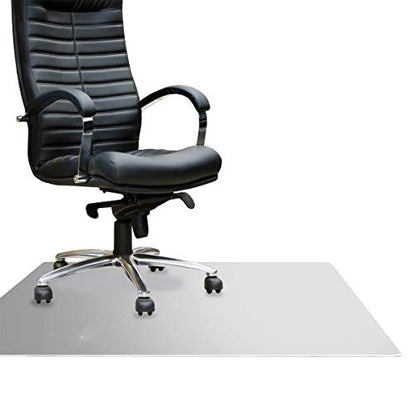 Cleartex Floortex Megamat Extra Thick 46-inch x 60-inch Rectangular Chair Mat for Hard Floors & Carpets, Polycarbonate (FCM121525ER) - size: 46" x 60"