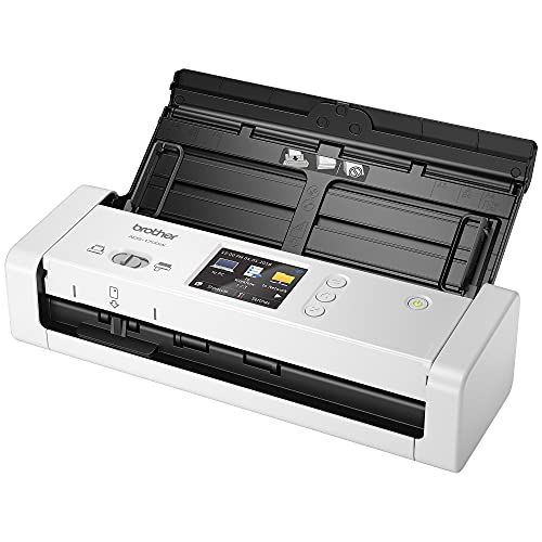 Brother Wireless Document Scanner, ADS-1700W, Fast Scan Speeds, Easy-to-Use, Ideal for Home, Home Office or On-the-Go Professionals (ADS1700W), white - style: Old Model: AD1700W