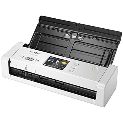 Brother Wireless Document Scanner, ADS-1700W, Fast Scan Speeds, Easy-to-Use, Ideal for Home, Home Office or On-the-Go Professionals (ADS1700W), white - style: Old Model: AD1700W