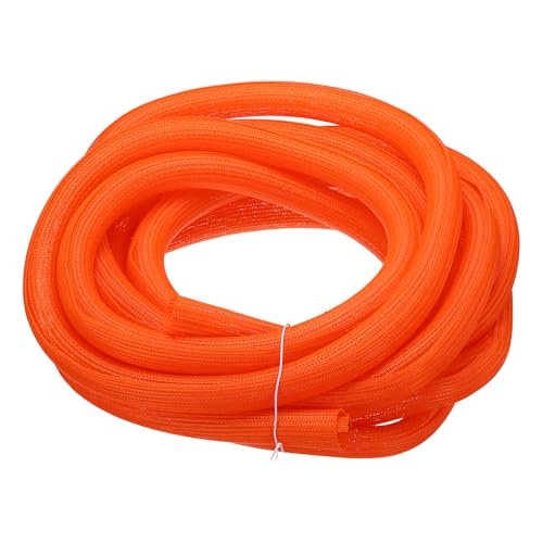 MECCANIXITY Split Sleeve Wire Loom Braided Sleeve 1" 25Ft Orange - color: Orange, size: 1" x 25Ft