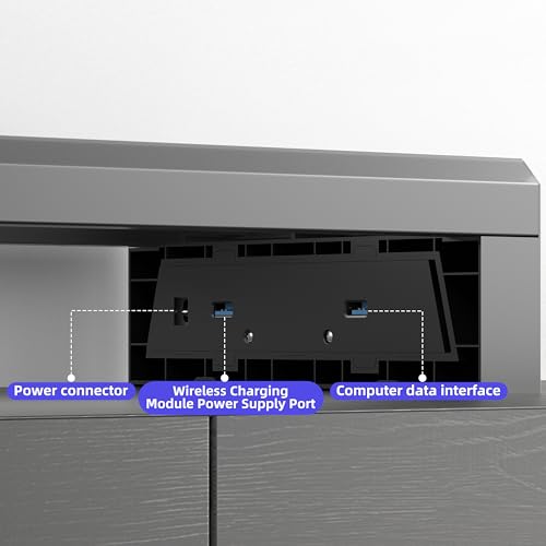Computer monitor stand (Wireless Charging, Two-layer 700mm) - color: Wireless Charging, size: Two-layer 700mm