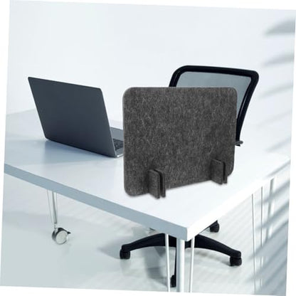 Ergonomic Workspace Divider Soundproof Privacy Panel for Schools Office Black Grey