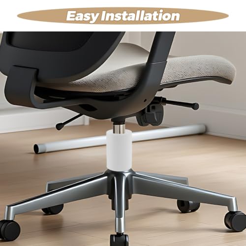 Lurrose Office Chair Gas Lift Covers, 4Pcs Telescoping Cylinder Sleeves