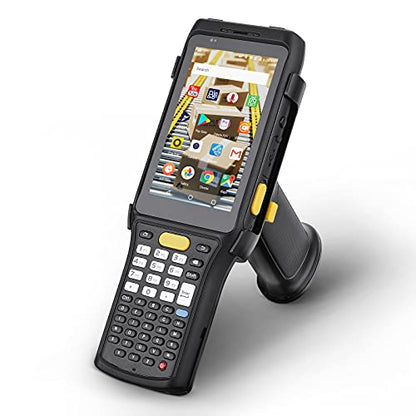 MUNBYN 2026 Android 13 Barcode Scanner PDA083, Works with Zebra Mid Range 4750MR Scanner, Inventory Handheld PDA with Trigger Handle, 1D/2D/QR Code for Warehouse Logistics