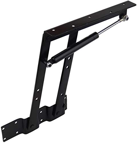 2 Pcs Lift Top Coffee Table Hinges,Gas Hydraulic Mechanism | Hinge brackets only,screws not included,for lift top coffee tables,folding desks,storage tops and bench tops